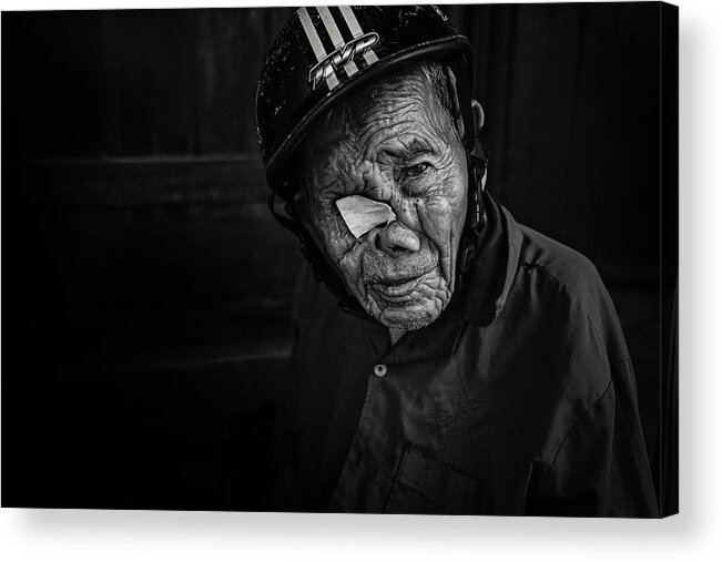 Yancho Sabev Photography Acrylic Print featuring the photograph A Face Like No Other by Yancho Sabev Art