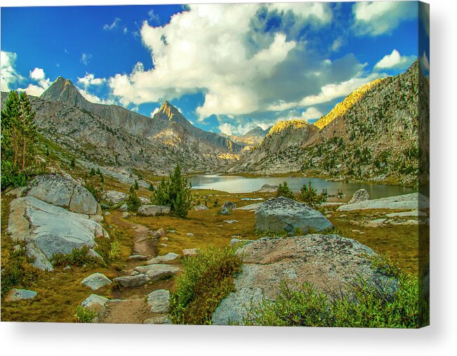 Kings Canyon National Park Acrylic Print featuring the photograph A Morning in Evolution Basin by Doug Scrima