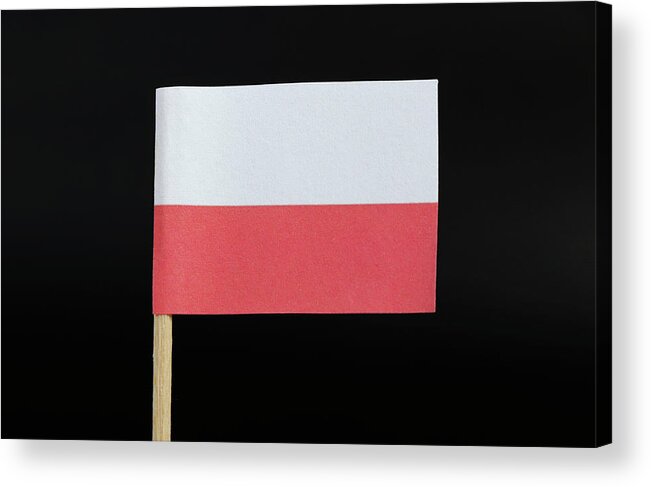 Poland Acrylic Print featuring the photograph Flag of Poland by Vaclav Sonnek