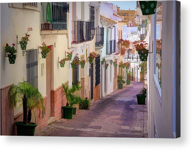 Andalusian City Acrylic Print featuring the photograph A visit to the city of Estepona - 7 by Jordi Carrio Jamila
