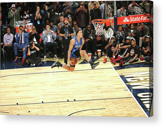 Event Acrylic Print featuring the photograph Aaron Gordon by Bruce Yeung