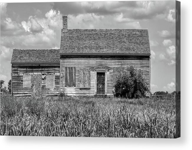 Farm House Acrylic Print featuring the photograph Abandon Farm Home of New Jersey by David Letts