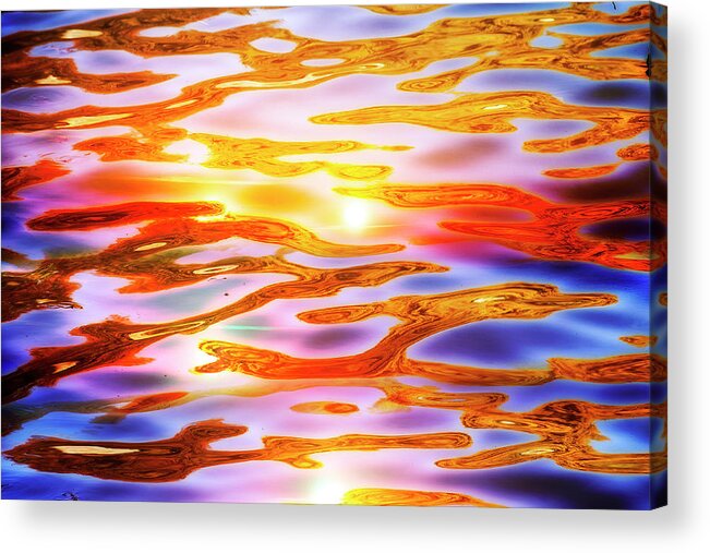Abstract Acrylic Print featuring the photograph Abstraction 216 by Mary Mansey