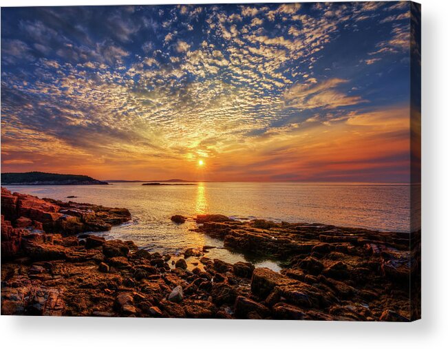 Acadia National Park Acrylic Print featuring the photograph Acadia Sunrise 34a6832 by Greg Hartford