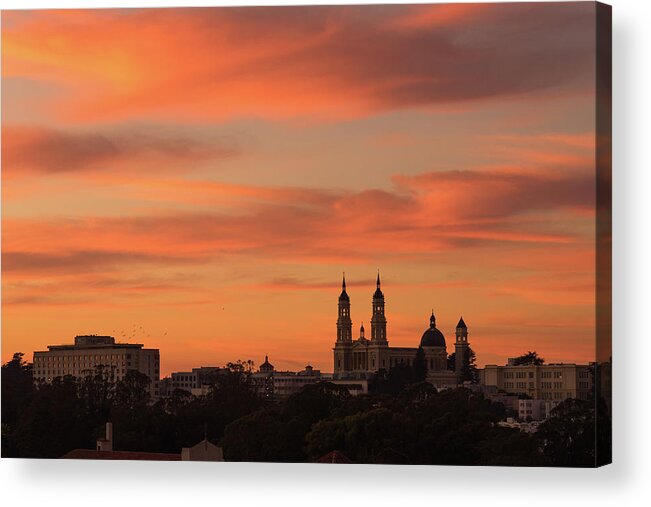 St. Ignatius Acrylic Print featuring the photograph Adieu by Laura Macky