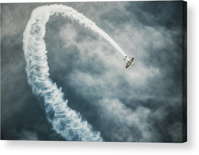 Yancho Sabev Photography Acrylic Print featuring the photograph Aircrafts #5 by Yancho Sabev Art
