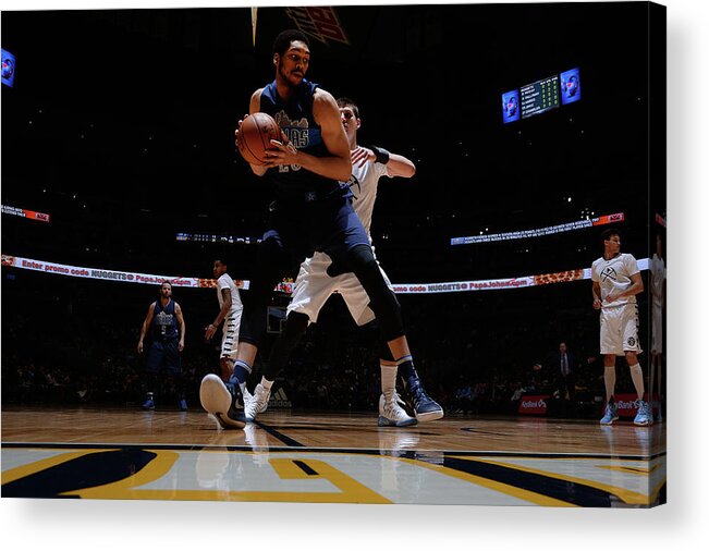Nba Pro Basketball Acrylic Print featuring the photograph A.j. Hammons by Bart Young