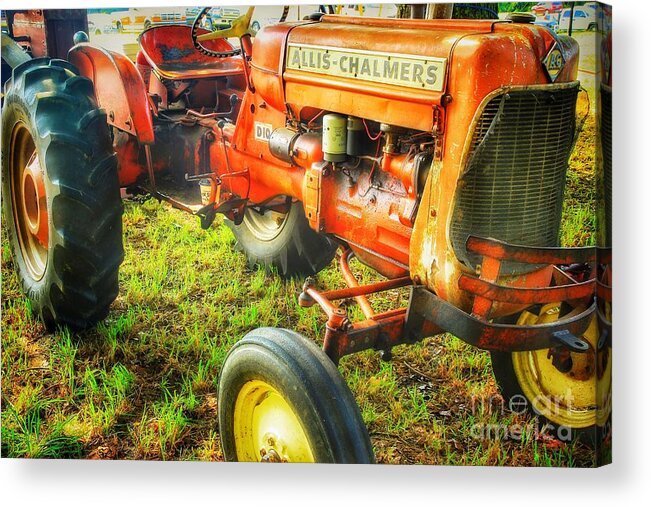 Allis Chalmers Acrylic Print featuring the photograph AllisChalmers by Mike Eingle