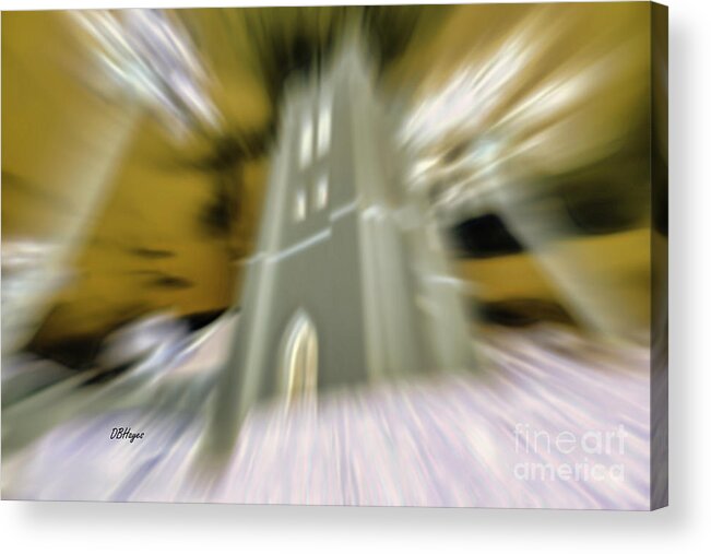 Spiritual Acrylic Print featuring the mixed media Altered Reality 49 - Hallelujah by DB Hayes