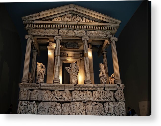 Greek Acrylic Print featuring the photograph Ancient Greek Temple by B Cash