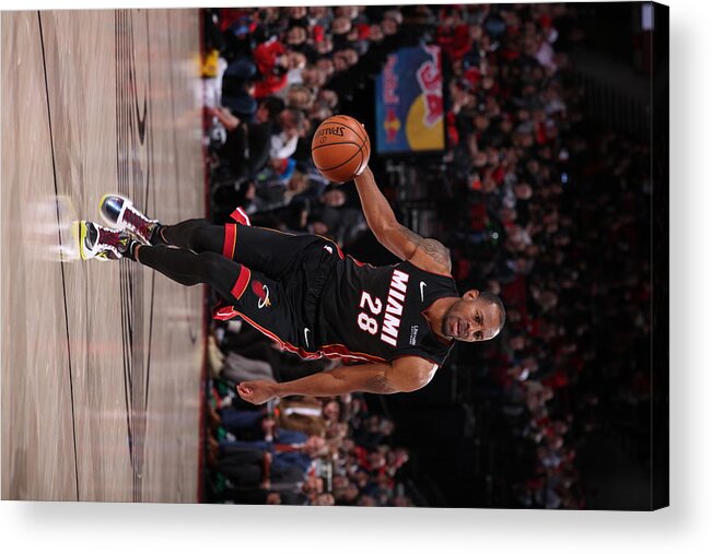 Nba Pro Basketball Acrylic Print featuring the photograph Andre Iguodala by Cameron Browne