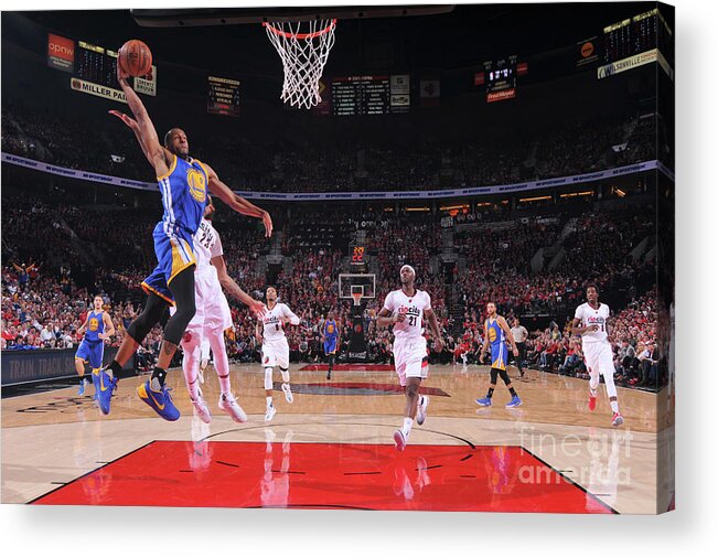 Playoffs Acrylic Print featuring the photograph Andre Iguodala by Sam Forencich