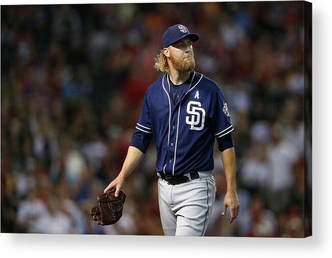 Following Acrylic Print featuring the photograph Andrew Cashner by Christian Petersen