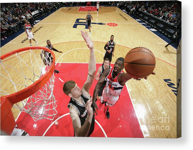 Nba Pro Basketball Acrylic Print featuring the photograph Andrew Nicholson by Ned Dishman