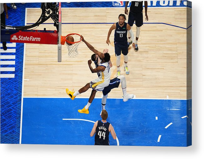 Andrew Wiggins Acrylic Print featuring the photograph Andrew Wiggins by Cooper Neill