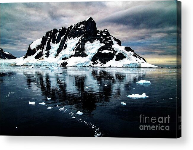 Lemaire Channel Acrylic Print featuring the photograph Antarctica by Darcy Dietrich