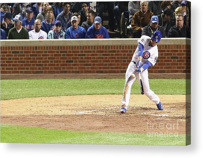 People Acrylic Print featuring the photograph Anthony Rizzo by Dylan Buell