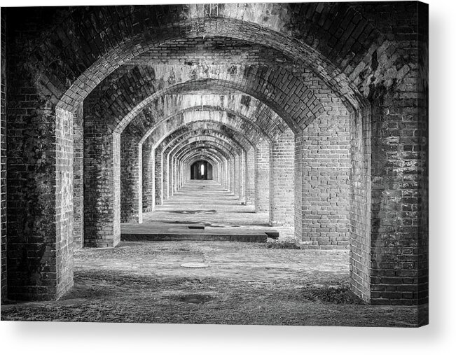 Fort Acrylic Print featuring the photograph Arches to History by David Hart