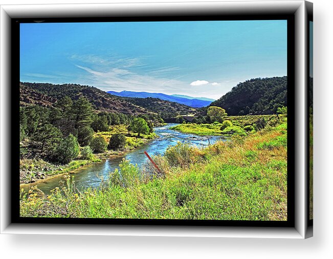 Arkansas Acrylic Print featuring the photograph Arkansas River by Richard Risely