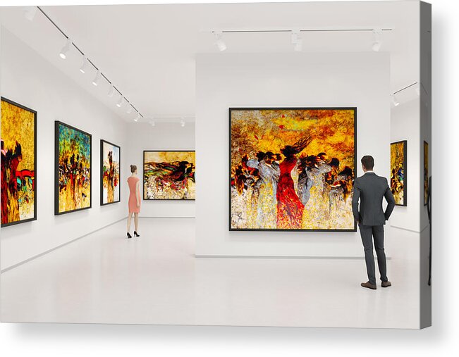 Art Acrylic Print featuring the photograph Art museum by Syolacan