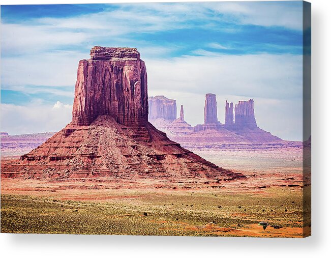 Monument Valley Photography Acrylic Print featuring the photograph Artist's Point by Marla Brown