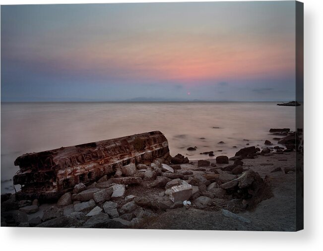 Hayward Regional Shoreline Acrylic Print featuring the photograph As You Move On by Laurie Search