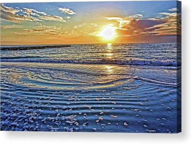 Gulf Of Mexico Acrylic Print featuring the photograph At The Beach 1 by HH Photography of Florida