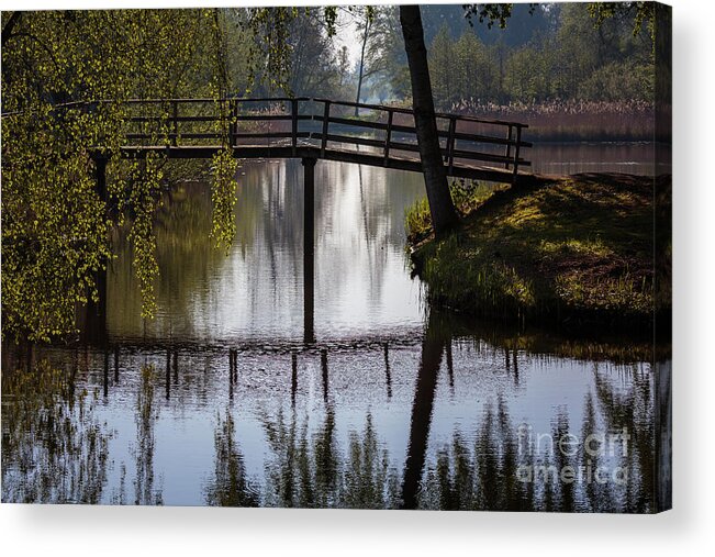 Biesbosch National Park Acrylic Print featuring the photograph At The Biesbosch by Eva Lechner