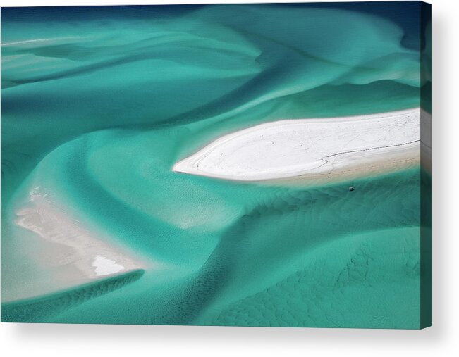 Whitsundays Acrylic Print featuring the photograph Australia - Hill Inlet by Olivier Parent