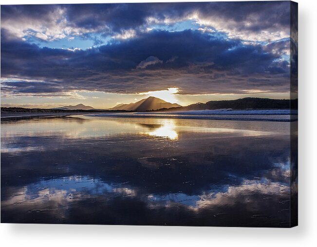 Donegal Acrylic Print featuring the photograph Autumn Light - Sheephaven Bay, Donegal by John Soffe