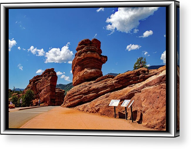 Balanced Acrylic Print featuring the photograph Balanced Rock 2 by Richard Risely