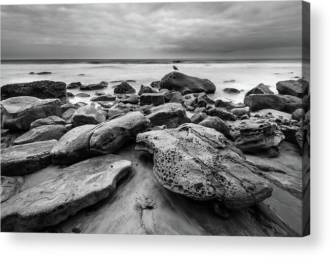 Seascape Acrylic Print featuring the photograph Baywatch by Alexander Kunz