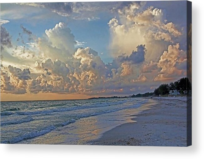 Beach Acrylic Print featuring the photograph Beach Walk by HH Photography of Florida