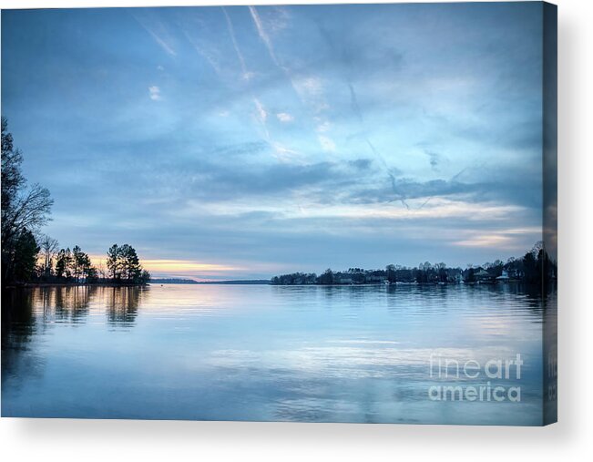 Lake Acrylic Print featuring the photograph Beautiful Ending To The Day by Amy Dundon
