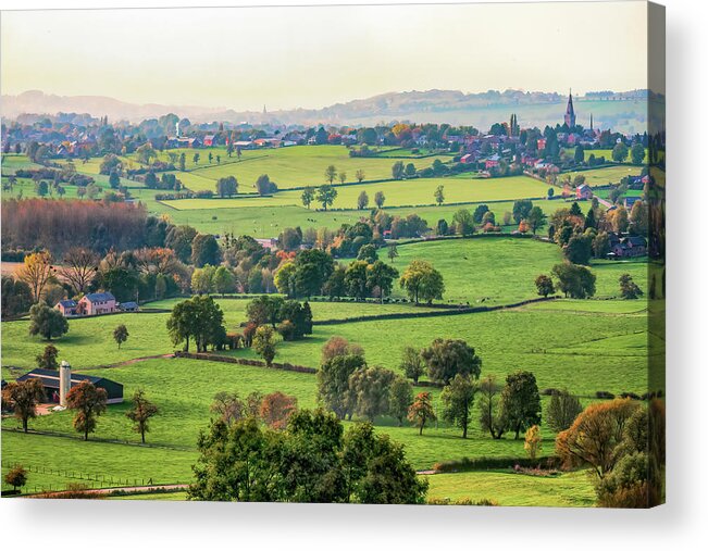 Belgium Acrylic Print featuring the photograph Belgium Countryside by Steven Sparks
