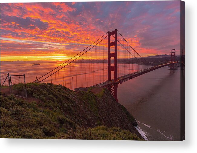  Acrylic Print featuring the photograph Beyond the Gate by Louis Raphael