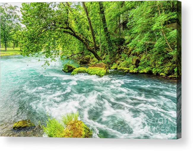 Big Spring Acrylic Print featuring the photograph Big Spring Ozarks by Jennifer White