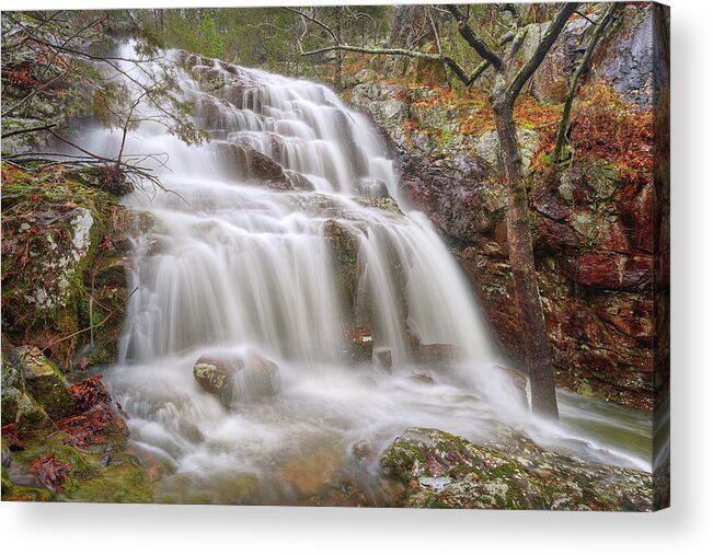 Water Acrylic Print featuring the photograph Black Mountain Falls by Robert Charity
