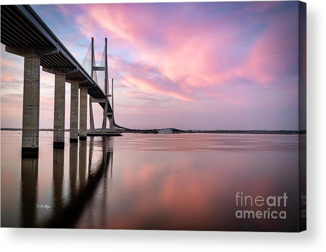 Sunsets Acrylic Print featuring the photograph Blue Hour Magic by DB Hayes