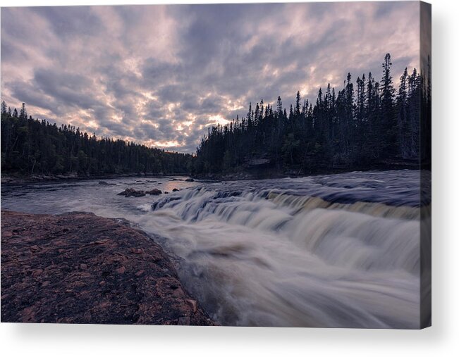 Canada Acrylic Print featuring the photograph Blue hour on the Humber River by Murray Rudd