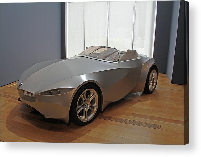 Automobile Acrylic Print featuring the photograph BMW 2001 Gina Light Visionary Model by Richard Krebs