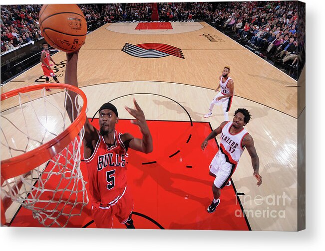 Bobby Portis Acrylic Print featuring the photograph Bobby Portis by Sam Forencich