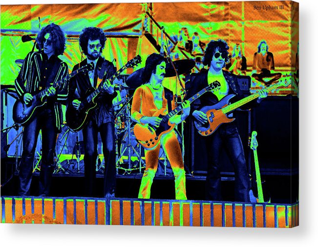 Blue Oyster Cult Acrylic Print featuring the photograph Boc Vra#10 by Benjamin Upham III