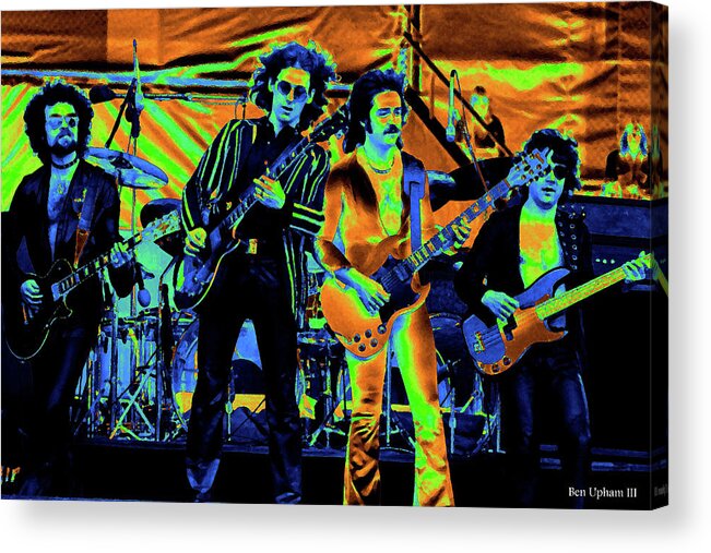 Blue Oyster Cult Acrylic Print featuring the photograph Boc Vra#11 by Benjamin Upham III