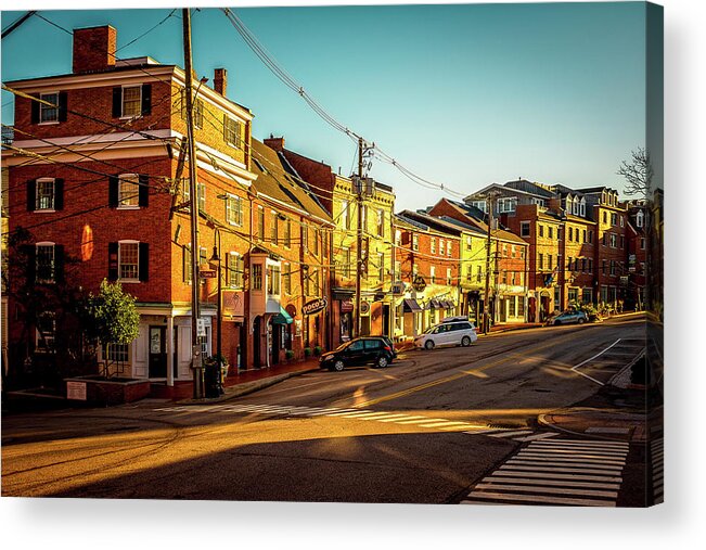 Architecture Acrylic Print featuring the photograph Bow Street  by Jeff Sinon