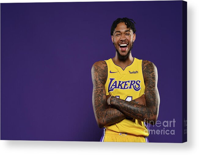 Media Day Acrylic Print featuring the photograph Brandon Ingram by Aaron Poole