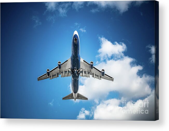 Airplane Acrylic Print featuring the photograph British Airways Boeing 747 by Rastislav Margus