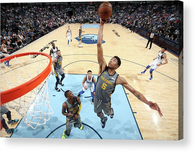 Nba Pro Basketball Acrylic Print featuring the photograph Bruno Caboclo by Joe Murphy