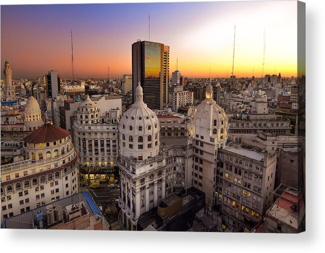 Scenics Acrylic Print featuring the photograph Buenos Aires City by Karina Vera