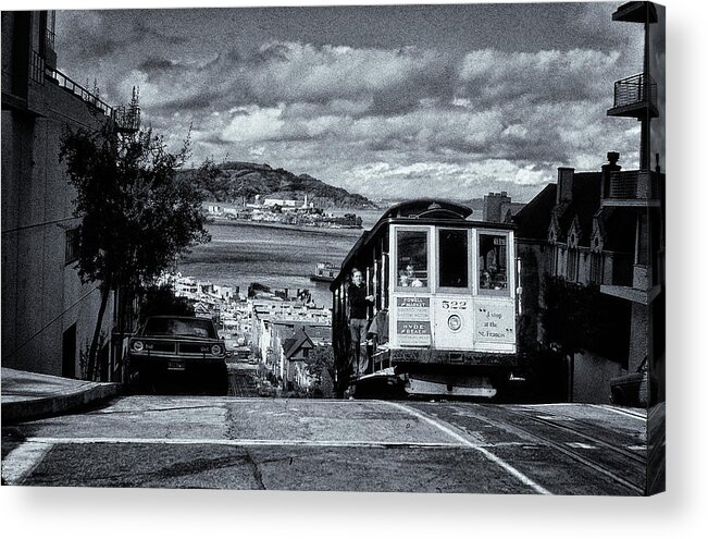 The Buena Vista Acrylic Print featuring the photograph Cable Car by Tom Singleton